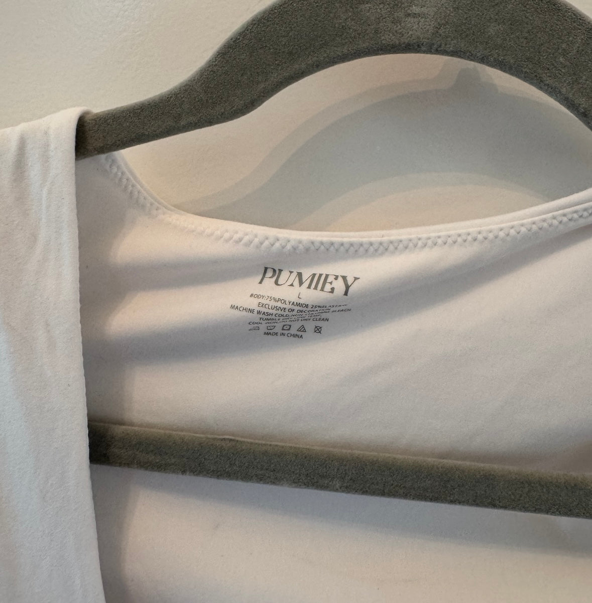 Square Neck Top Women’s Large White