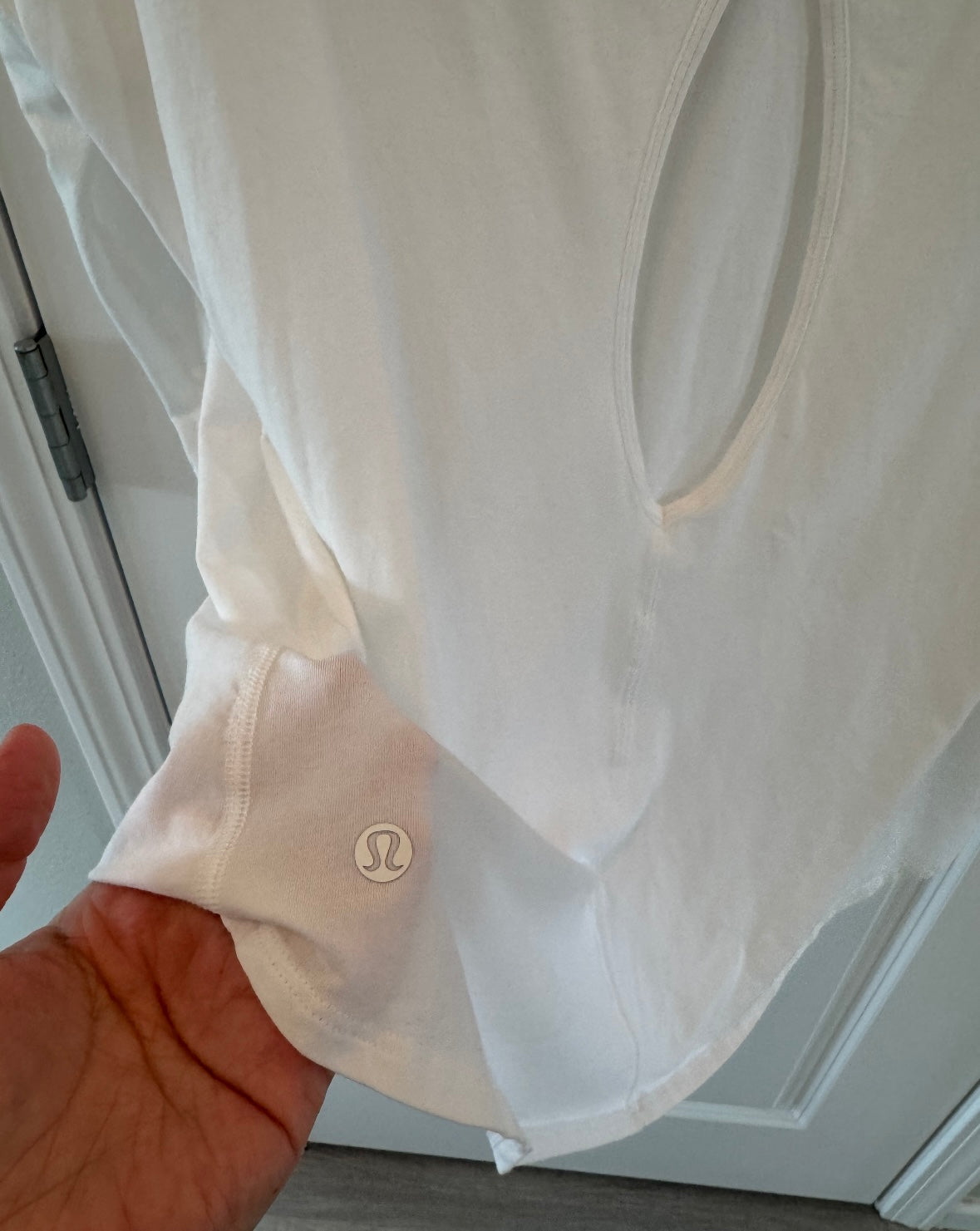 Lululemon Open Back Top Women’s Size 12 White