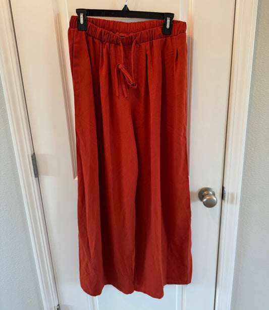 Cider Wide Leg Pants Women’s Large NWT