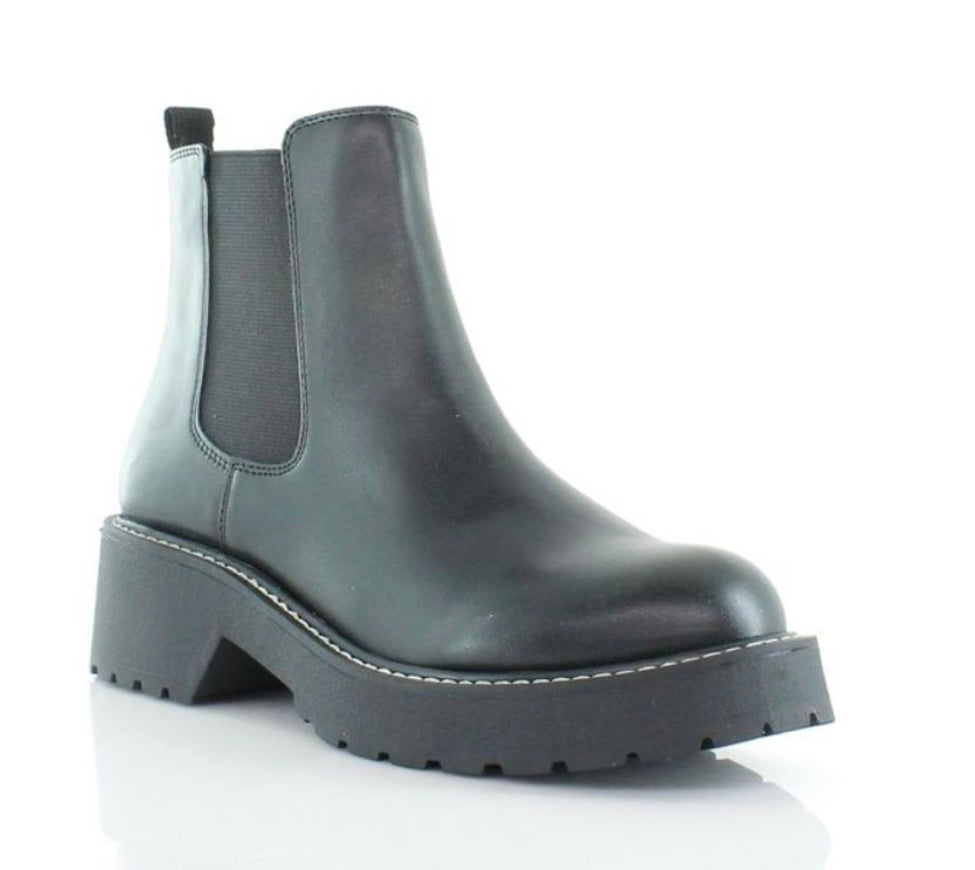 Madden Girl Cindyy Chelsea Boot Women’s Size 9 Black Paris