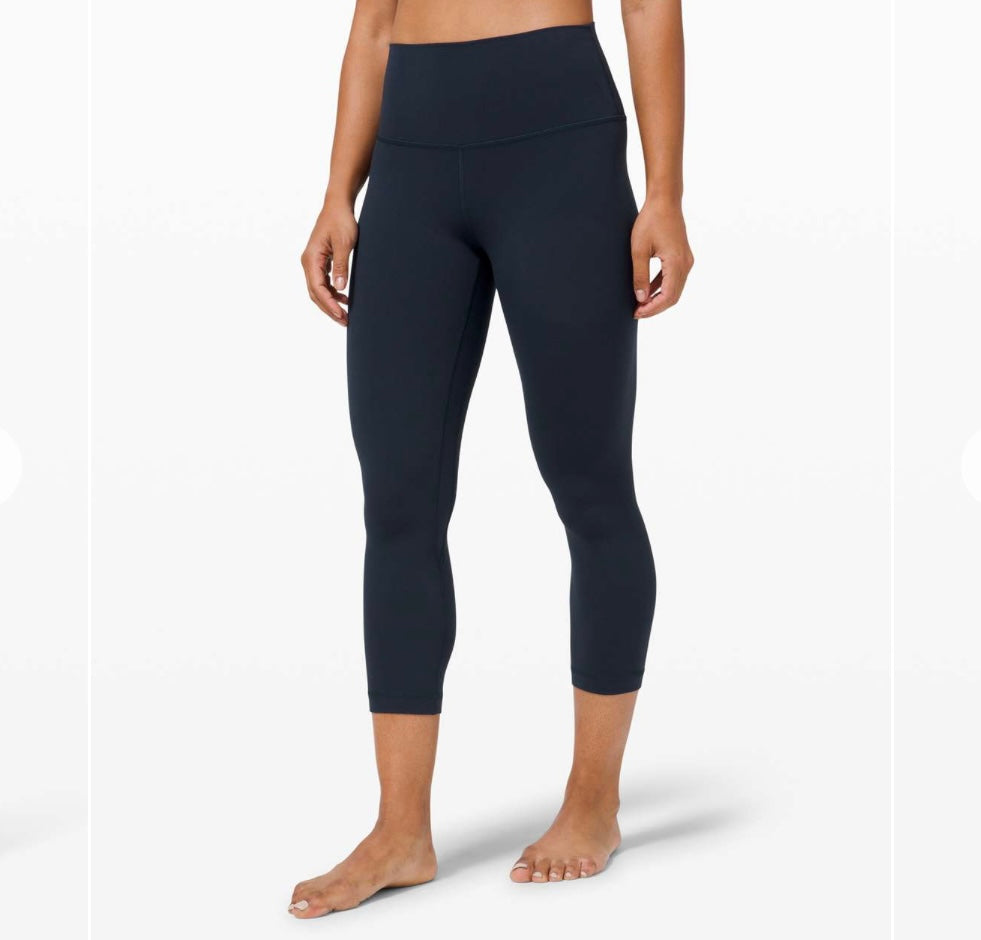 Lululemon Align Crop 21in Leggings Women’s Size 4 True Navy