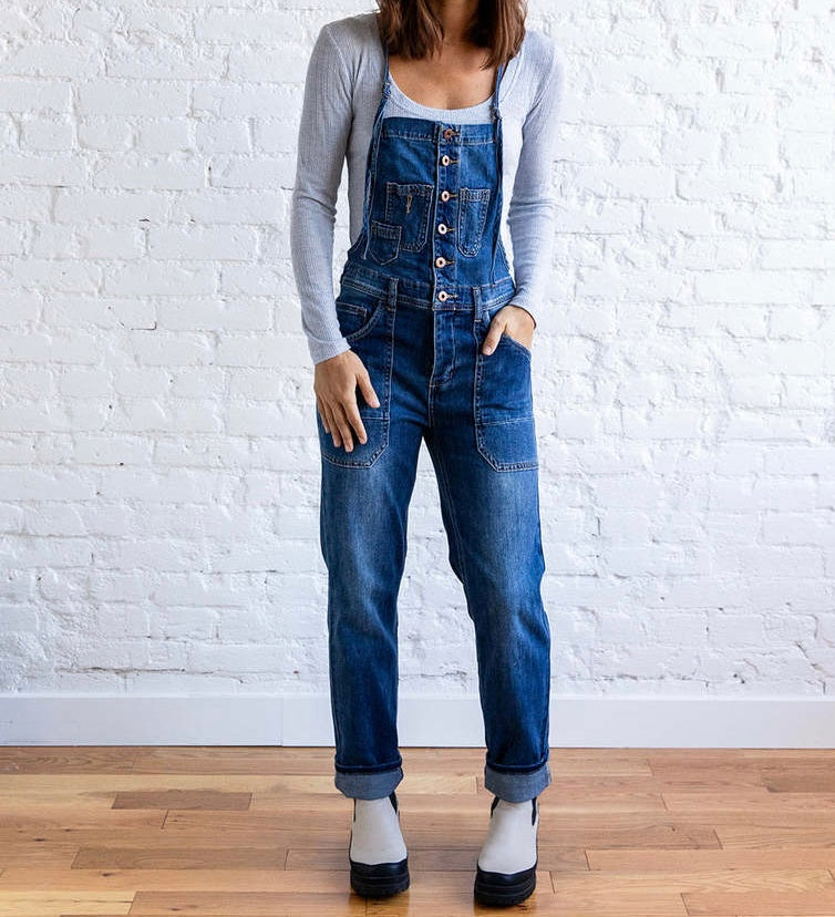 Miou Muse Denim Overalls Women’s Small