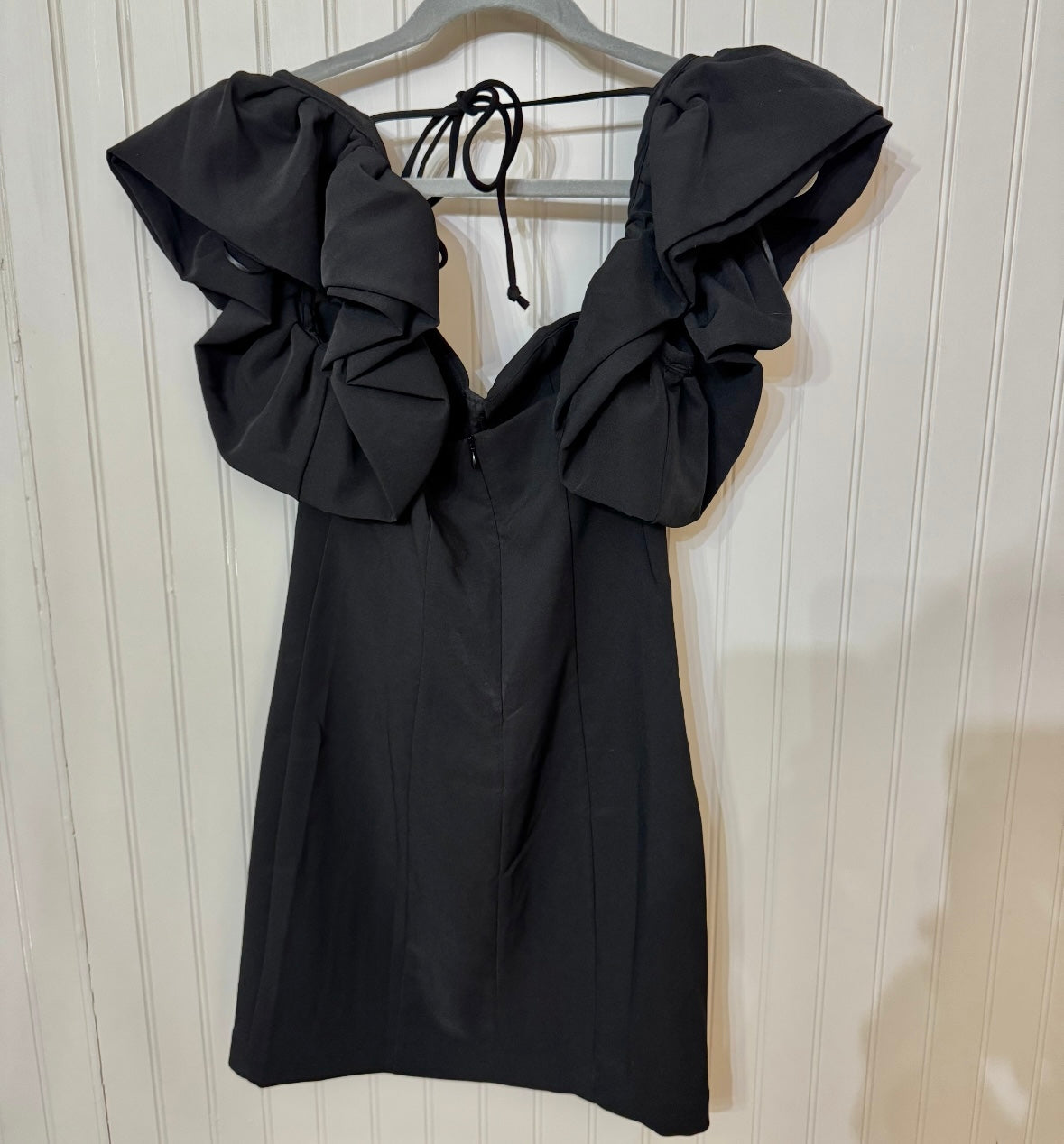 Miou Muse Puff Sleeve Bustier Dress Women’s Small Black