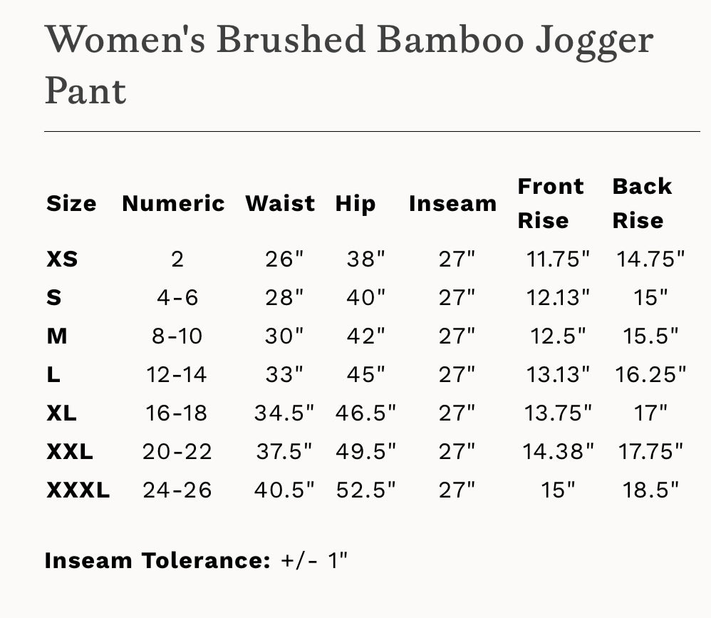 Cozy Earth Joggers Women’s XS Black