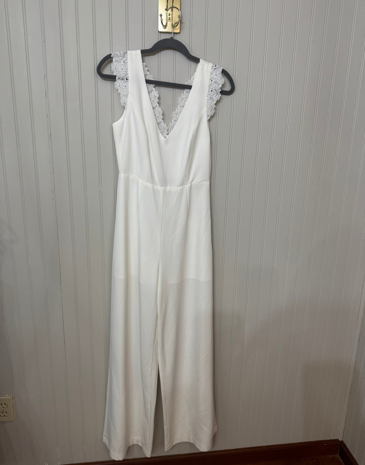 Strut & Bolt Heavenly Hues Jumpsuit Women’s Small White NWT