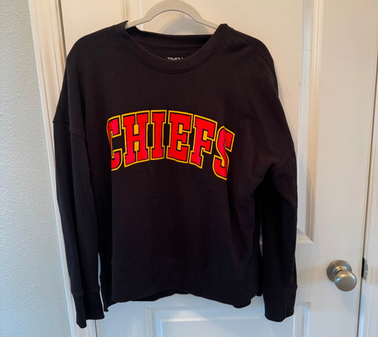 NFL Kansas City Chiefs Sweatshirt Women’s Medium Black