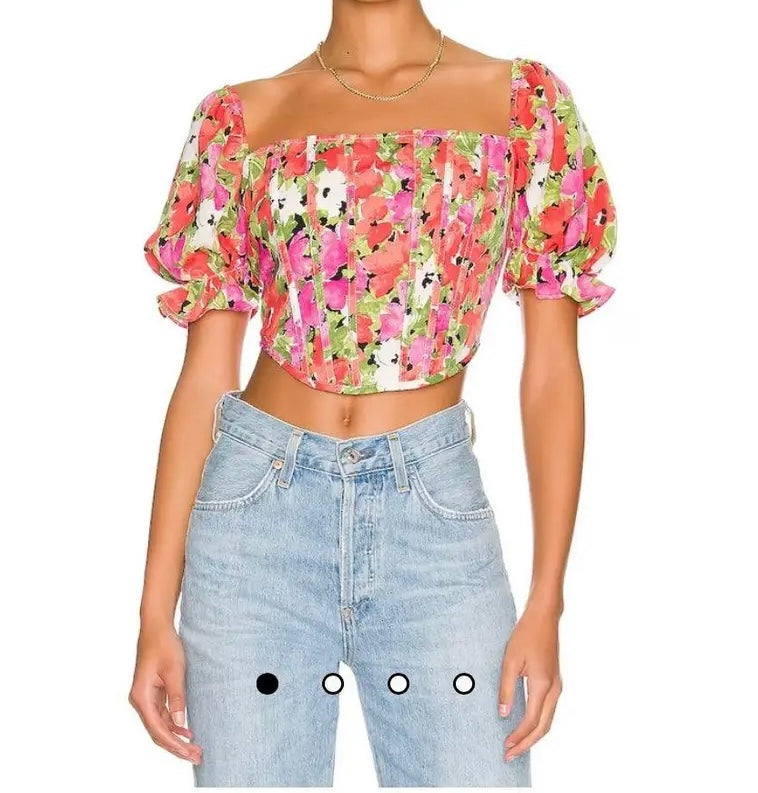Revolve More To Come Loraine Floral Top Size XXS Pink
