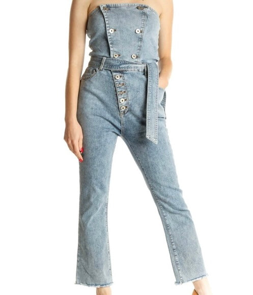 Kittenish Denim Jumpsuit Women’s Medium