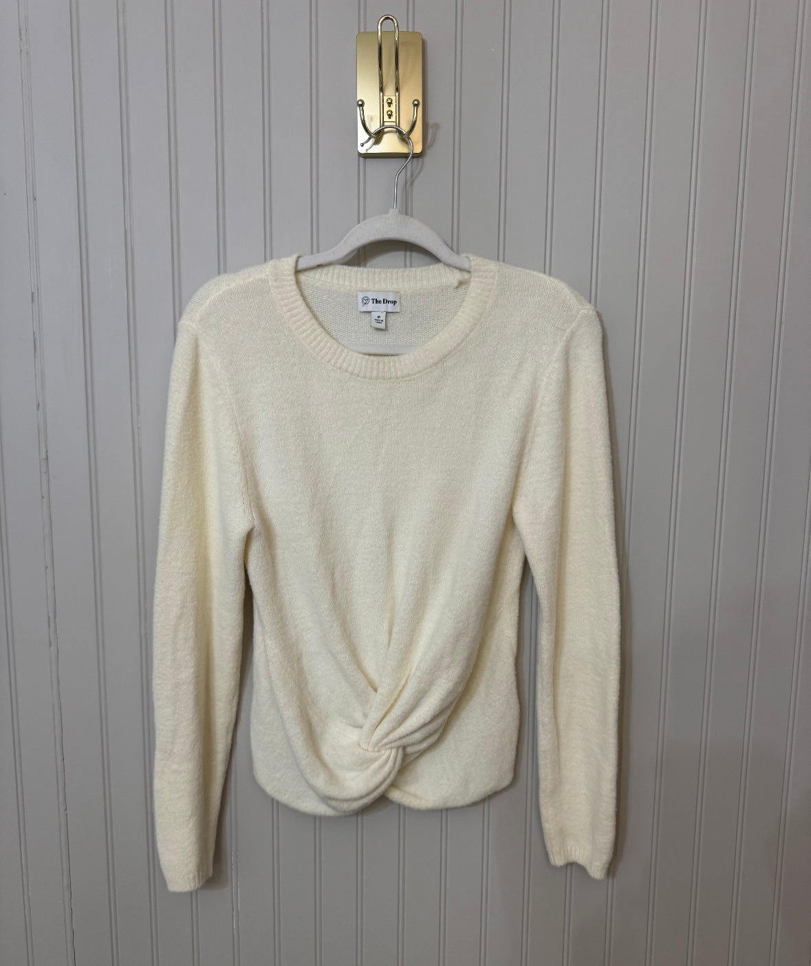 The Drop Eloise Twist Front Sweater Women’s Medium
