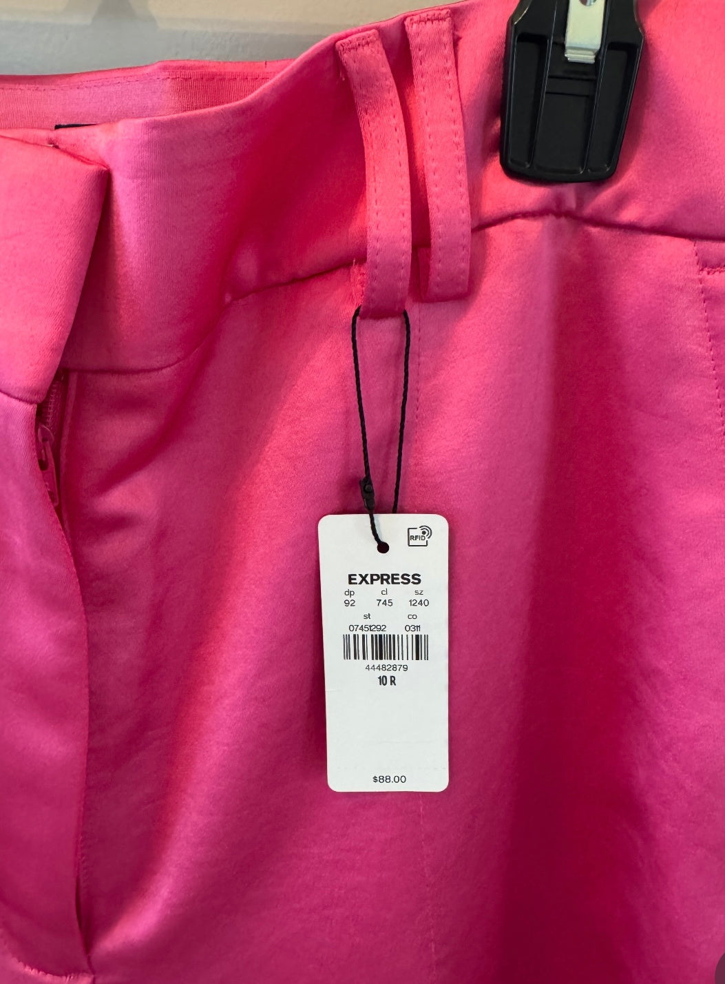 Express Satin Cargo Pants Women’s Size 10 Reg Pink NWT