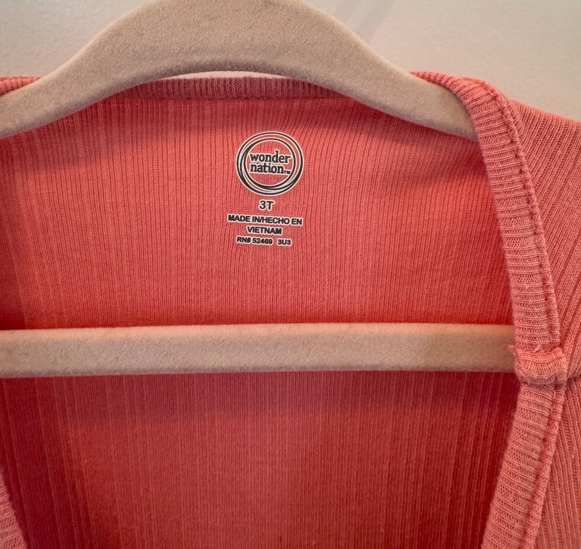 Knit Dress w Tulle Skirt Toddler Size 3T Coral