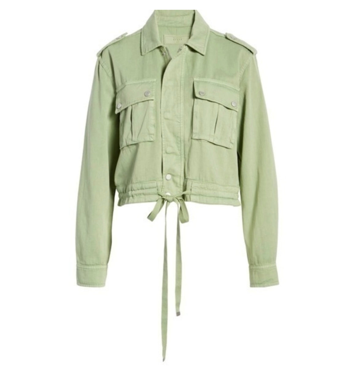 BlankNYC Utility Jacket Women’s Size Medium Light Green