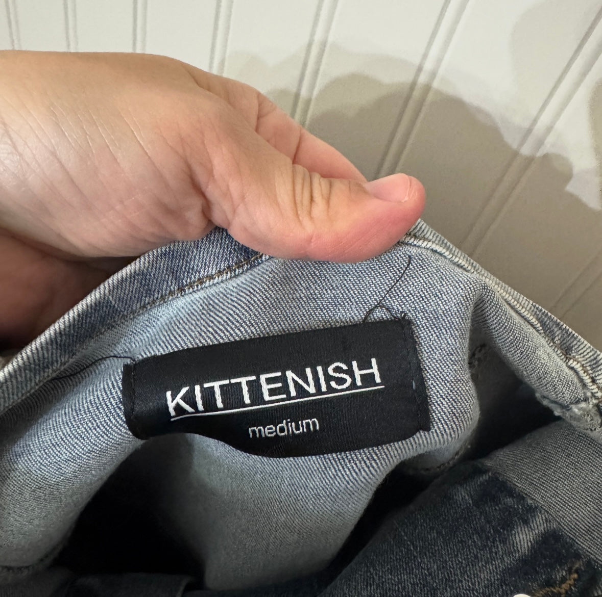 Kittenish Denim Jumpsuit Women’s Medium