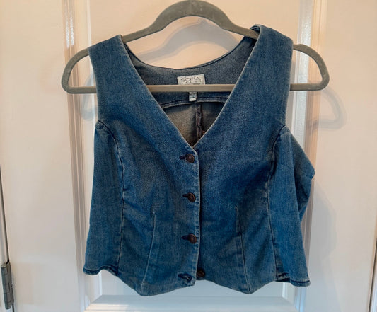 Sofia Denim Vest Women’s Medium NWT