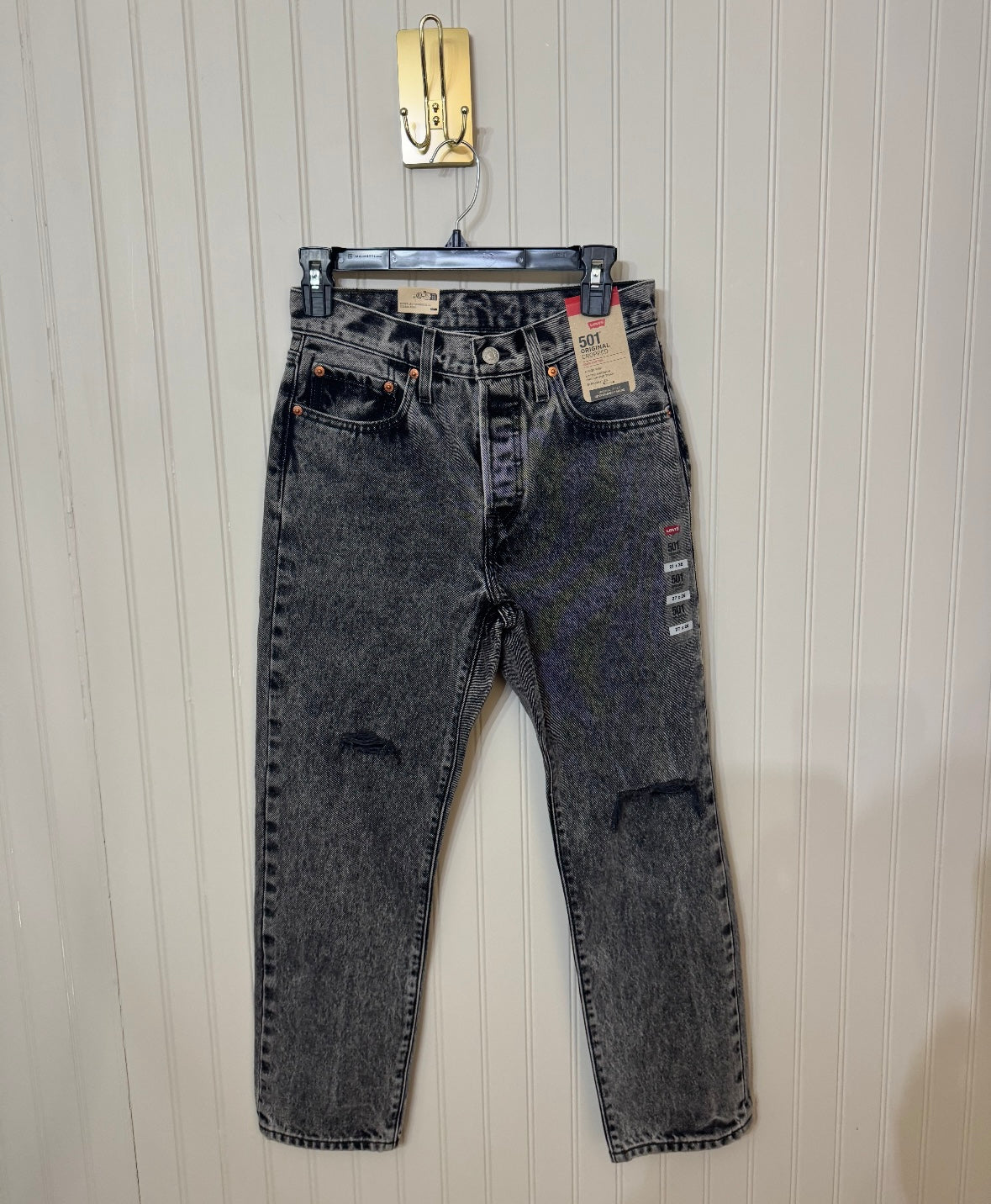 Levi’s 501 Jeans Women’s Size 27 Black NWT