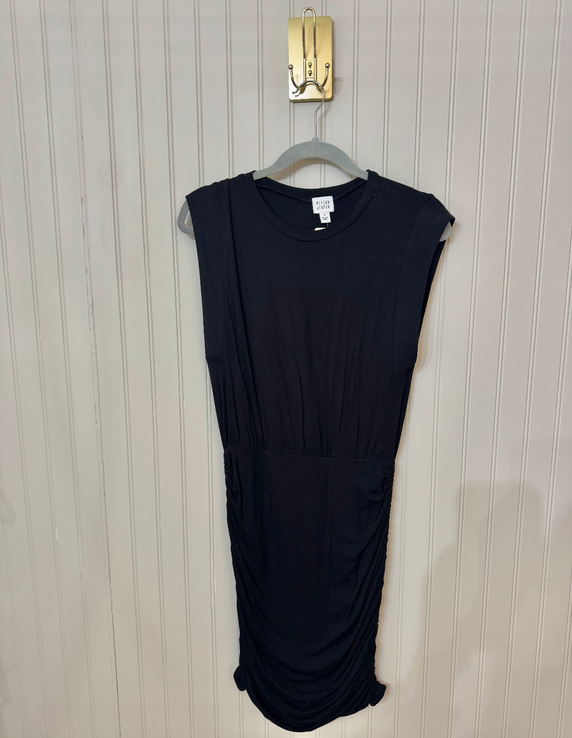 Peyton Jensen Rouched Dress Women’s Small Black NWT