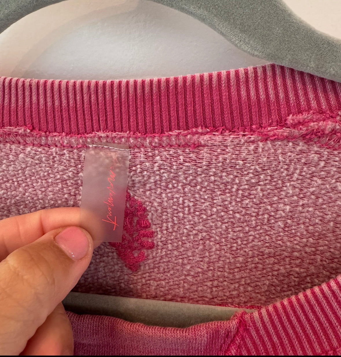 Free People FP Movement Sweatshirt Women’s Small Pink