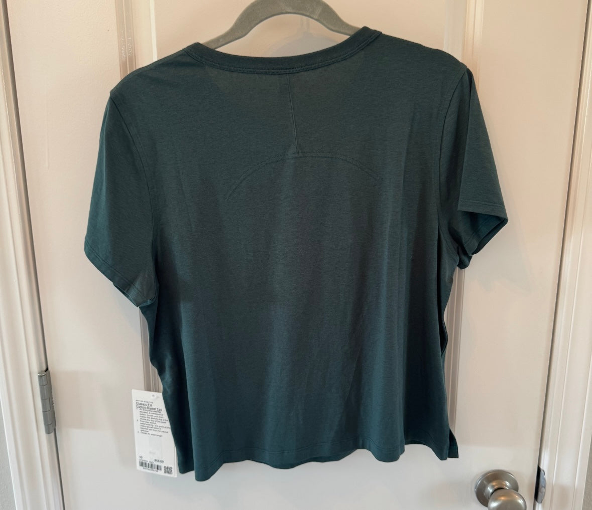 Lululemon Classic Fit Tee Women’s  10 Dark Green NWT