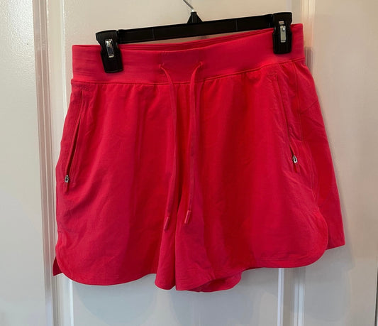 Lululemon Drawstring Shorts w Zip Pockets Women’s Size 6 (Small) Neon Pink
