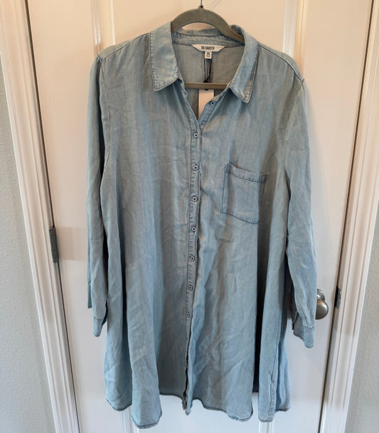 BB Dakota Chambray Dress Women’s XL NWT