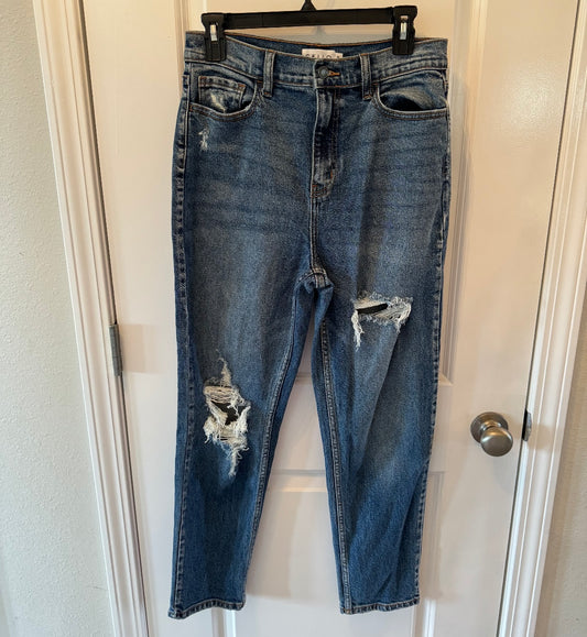 Cello Distressed Jeans Jr’s Size 9 (Women’s Size 29) Mid Wash