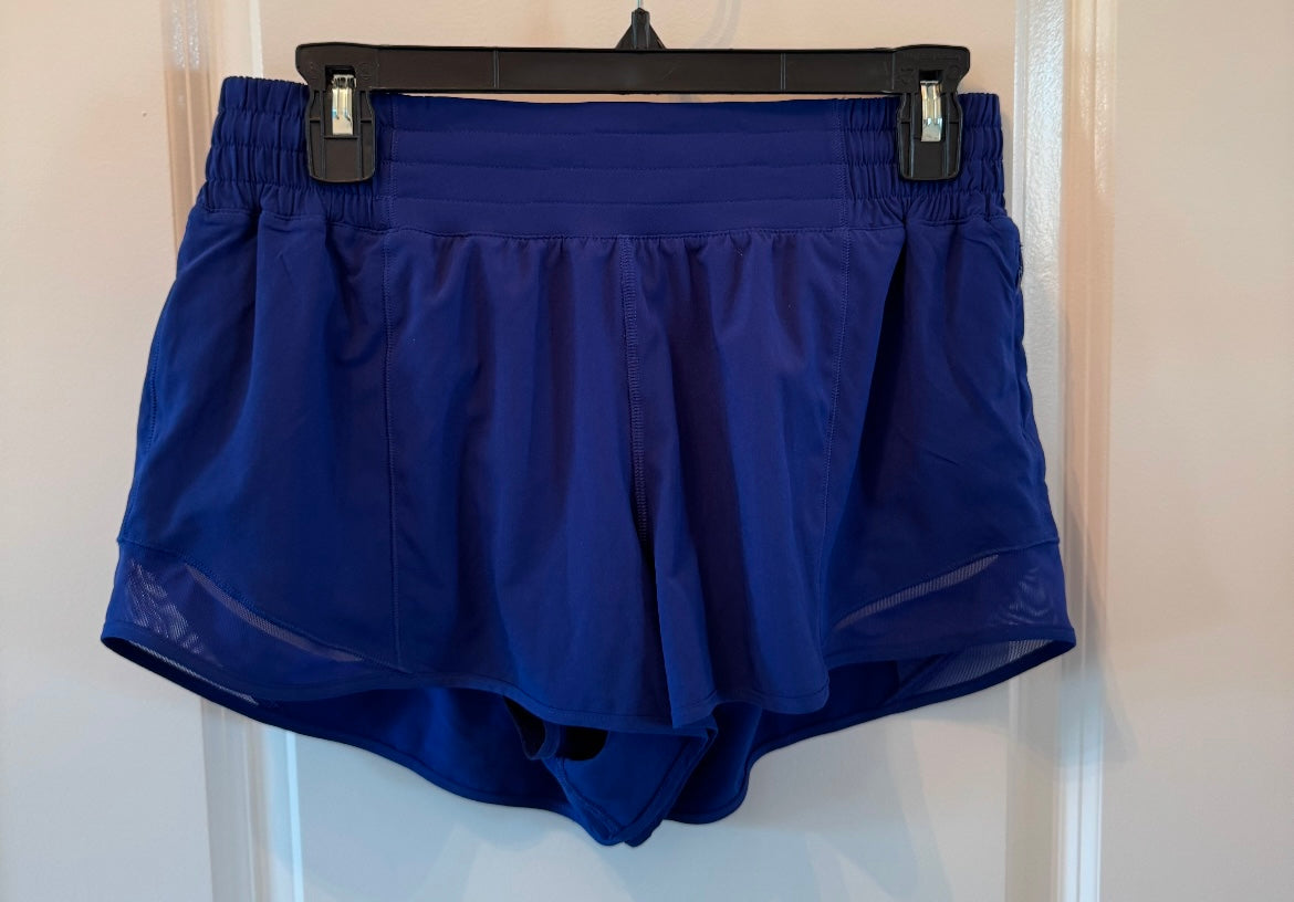 Lululemon Hotty Hot Shorts Women’s 8 Blue