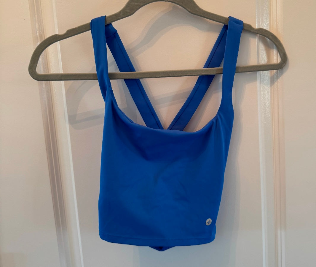 Halara Blue Sports Bra Size Medium