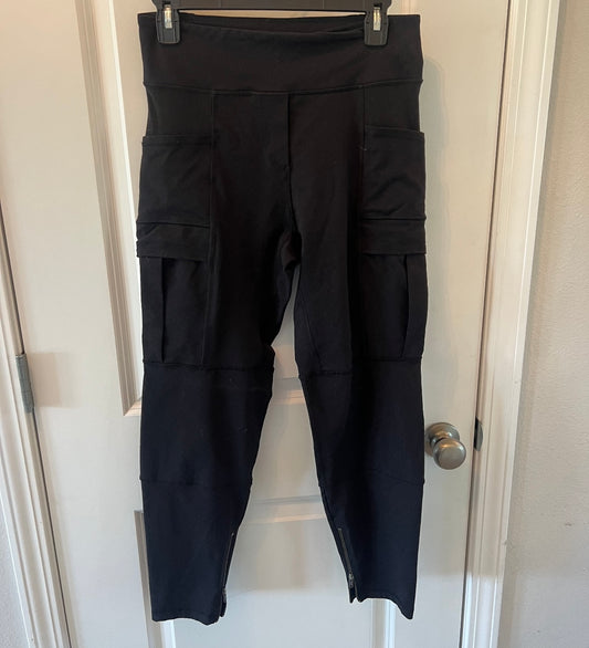 Lululemon Side Pocket Trousers w Ankle Zip Women’s Size 6 Black