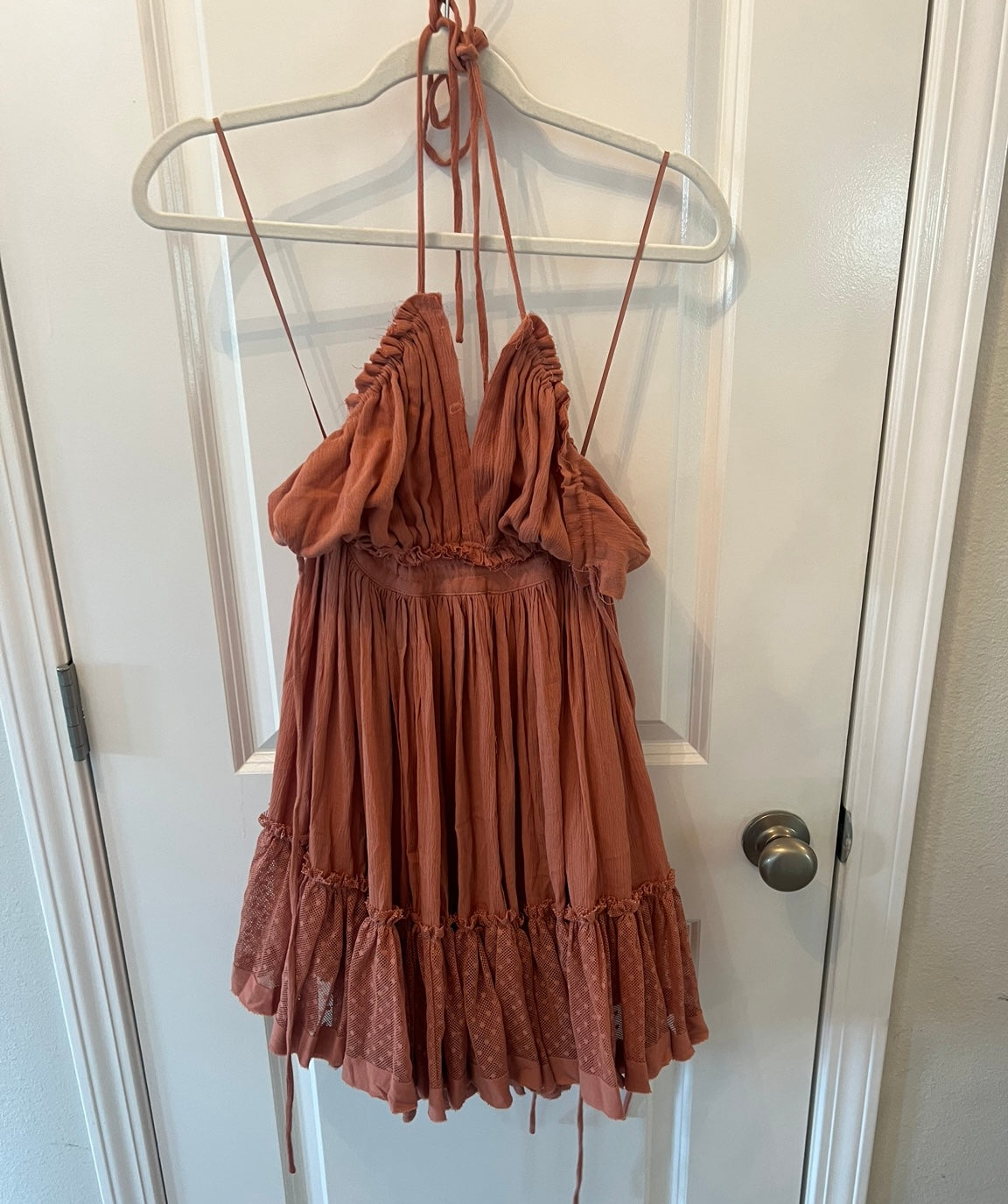 Miou Muse Bohemian Dress Women’s Size XS Toffee