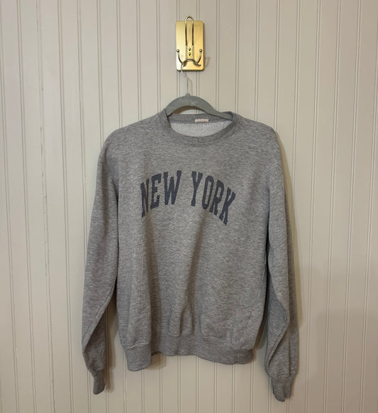 Brandy Melville New York Sweatshirt Women’s One Size Gray