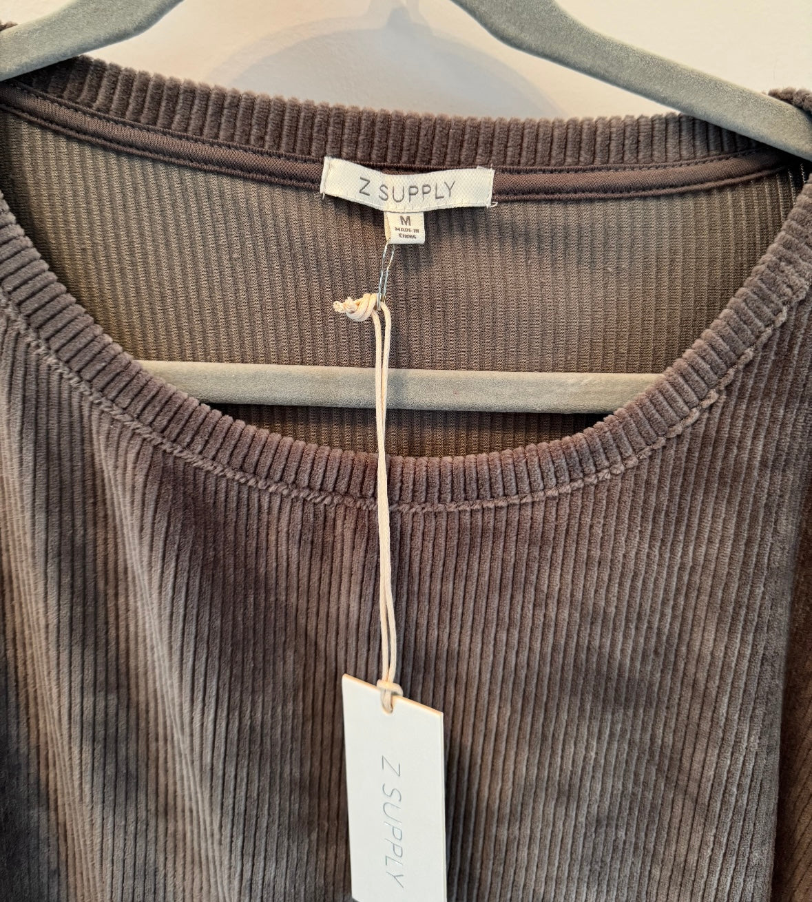 Z Supply Velvet Top Women’s Medium NWT