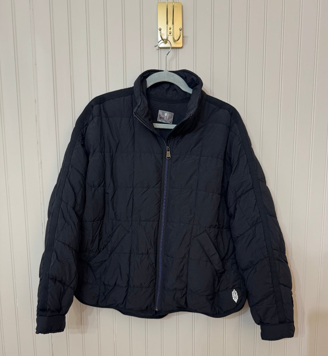 Free People Pippa Packable Puffer Jacket Women’s Medium Black