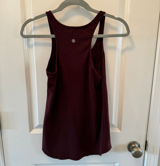 Lululemon Active Tank Women’s Size 8 Burgundy