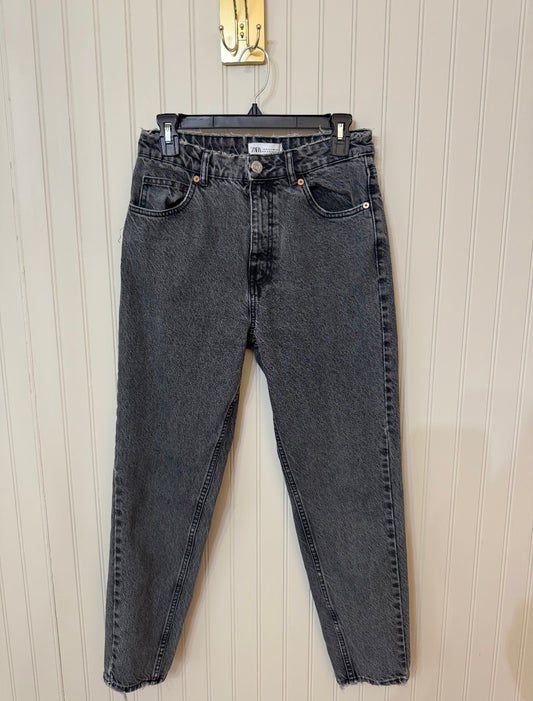 Zara Mom Jeans Women’s Size 6/28 Black