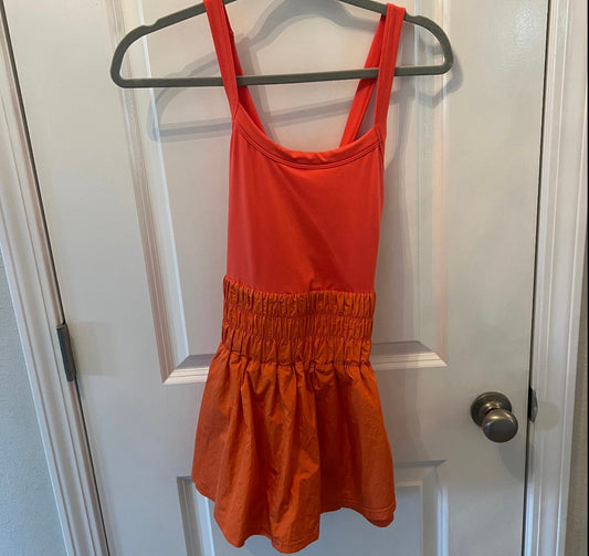 Free People FP Movement
Way Home Skort Romper Women’s Size Small Orange