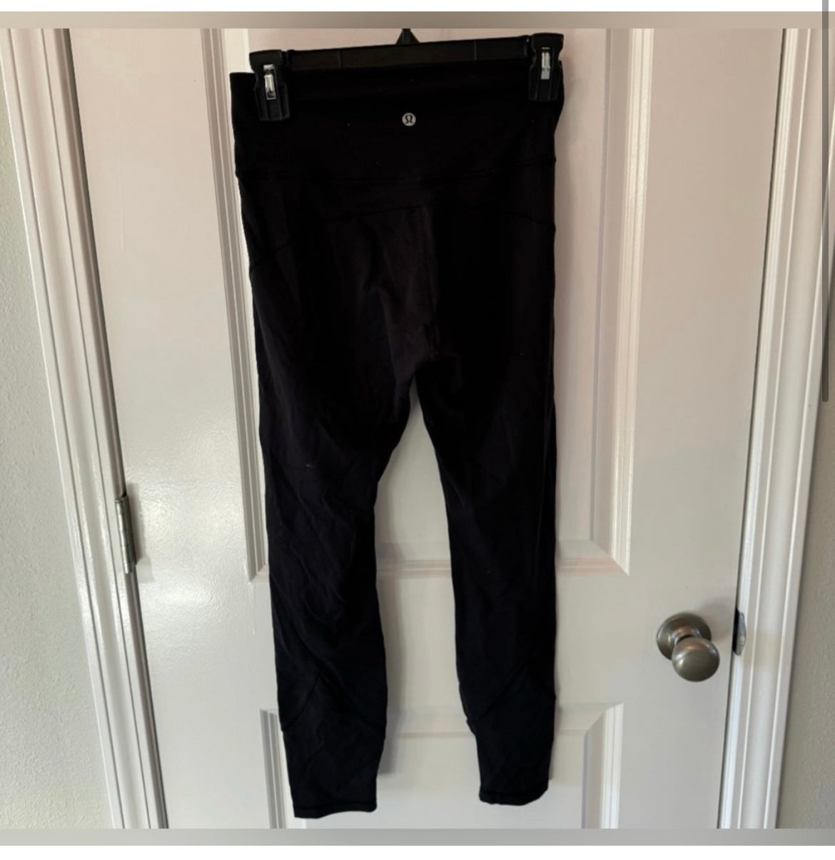 Lululemon High Rise Crop Leggings Women's 6 Black