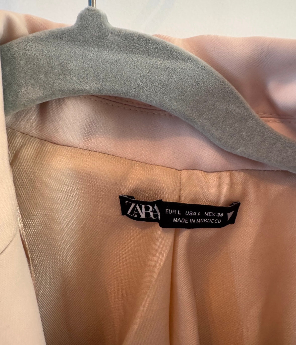 Zara Blazer Dress Women’s Size Large Cream