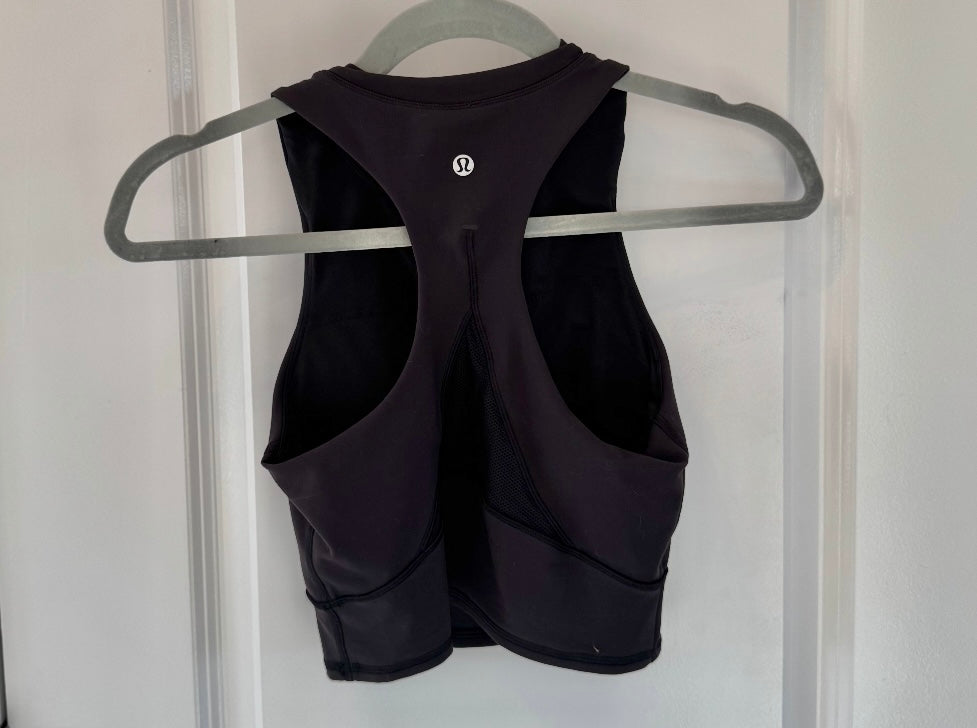 Lululemon High Neck Tank Women’s Size 2 Black