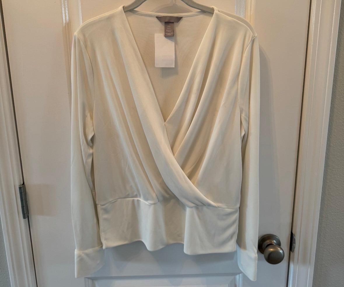 H&M Wrap Top Women’s Medium NWT