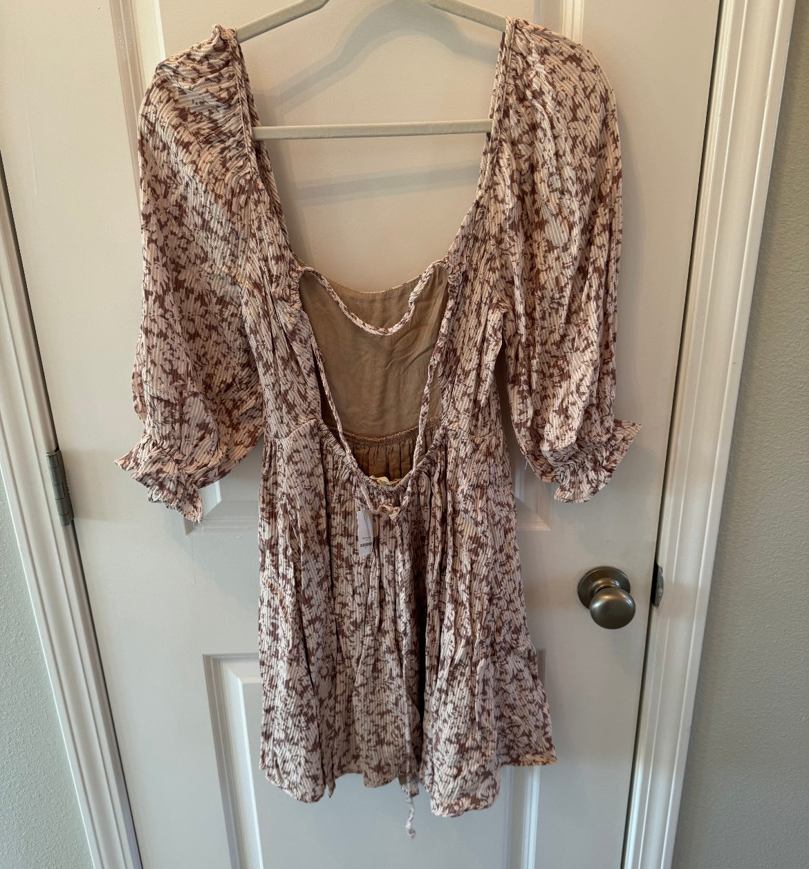 Rosey Renee Floral Dress Puff Sleeves Women’s Small NWT