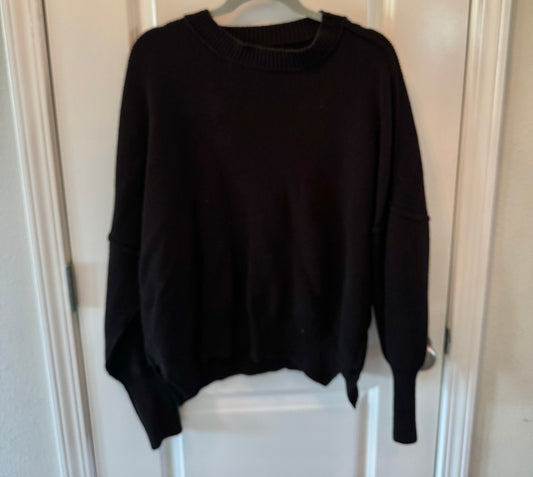 Crewneck Sweater Women’s Size Medium Solid Black