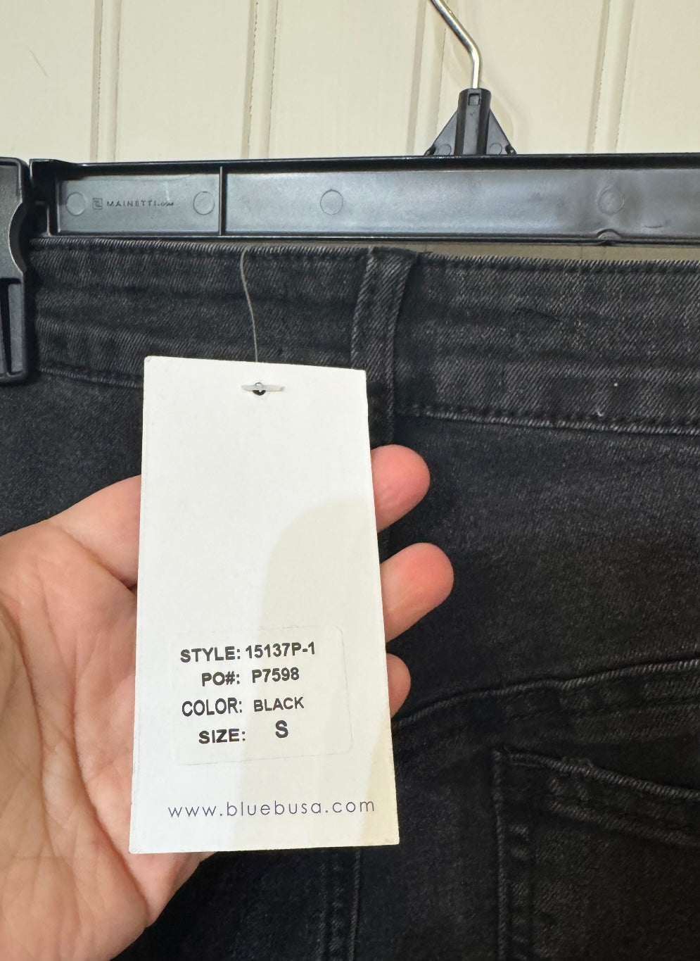 Crystal Cut Out Jeans Women’s Small Black NWT