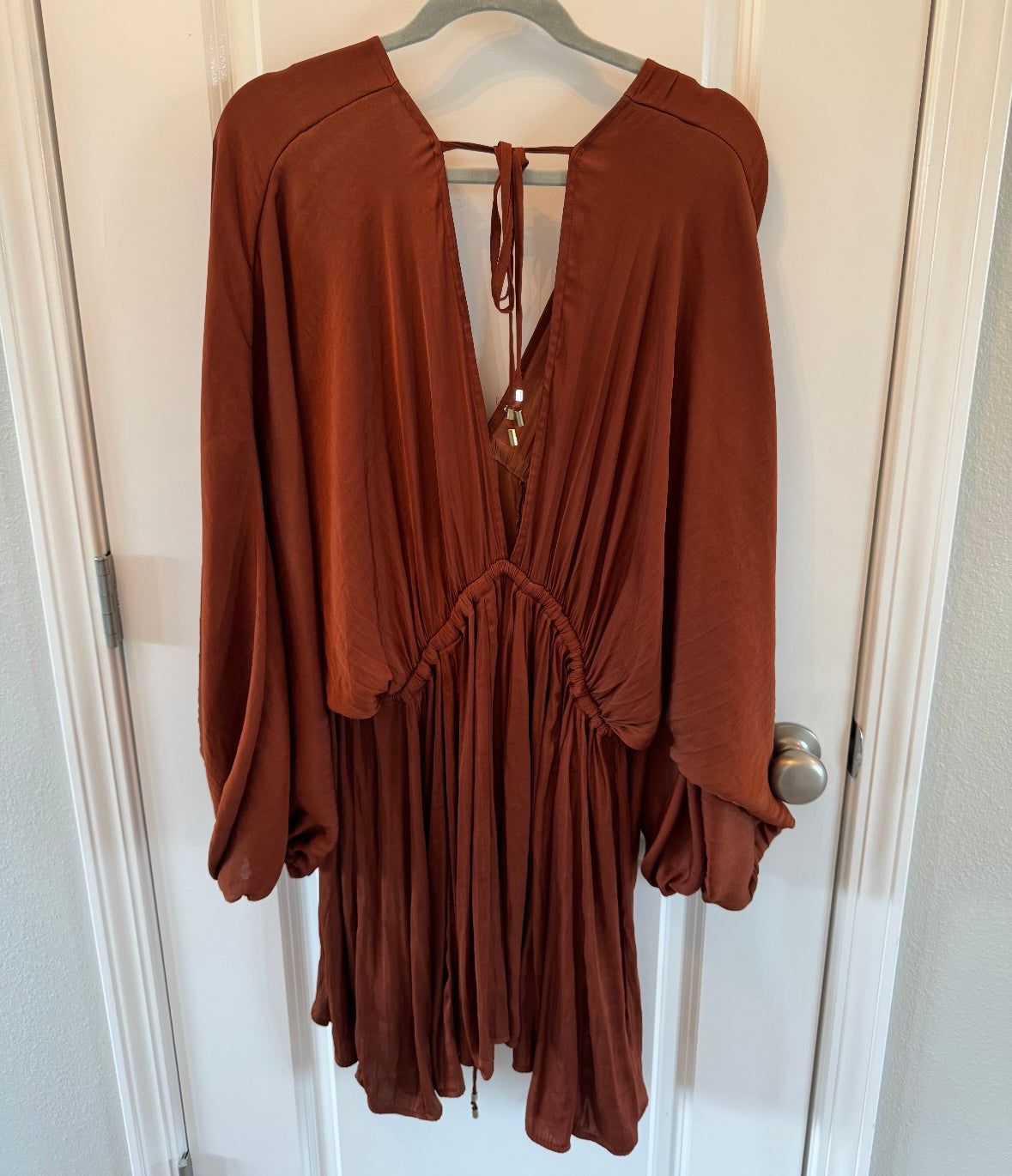 Free People Arzel Dress Women’s Large Brown