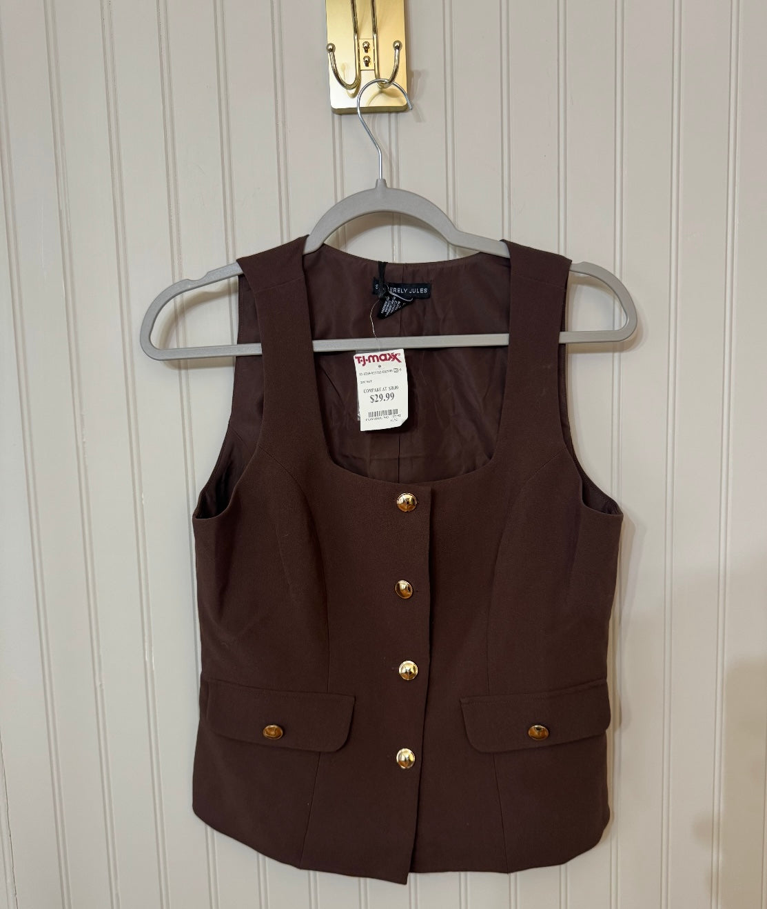 Sincerely Jules Vest and Skirt Matching Set Women’s Large NWT