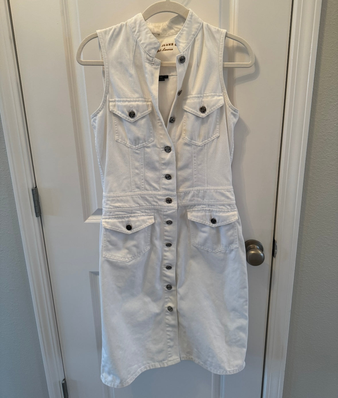 ralph lauren denim trucker dress Lauren Ralph Lauren Women's Denim Trucker Dress