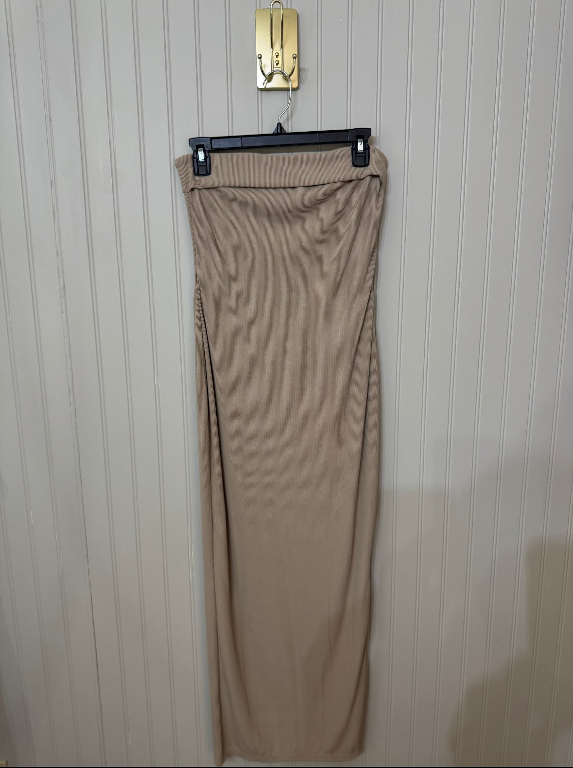 Sleeveless Midi Dress Women’s Small Beige