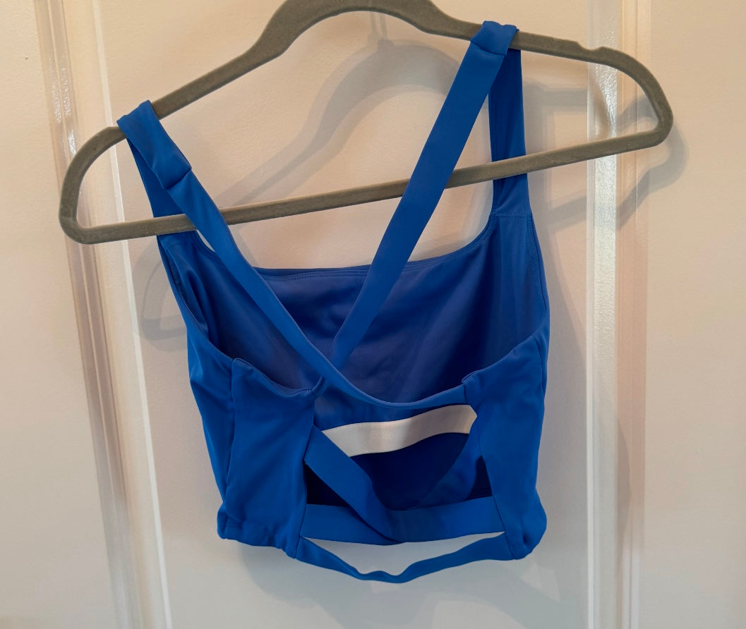 Halara Blue Sports Bra Size Medium