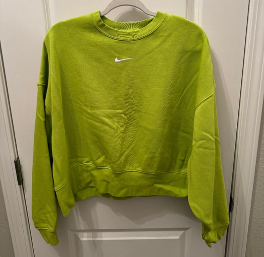 Nike Crew Sweatshirt Women’s Medium Lime Green