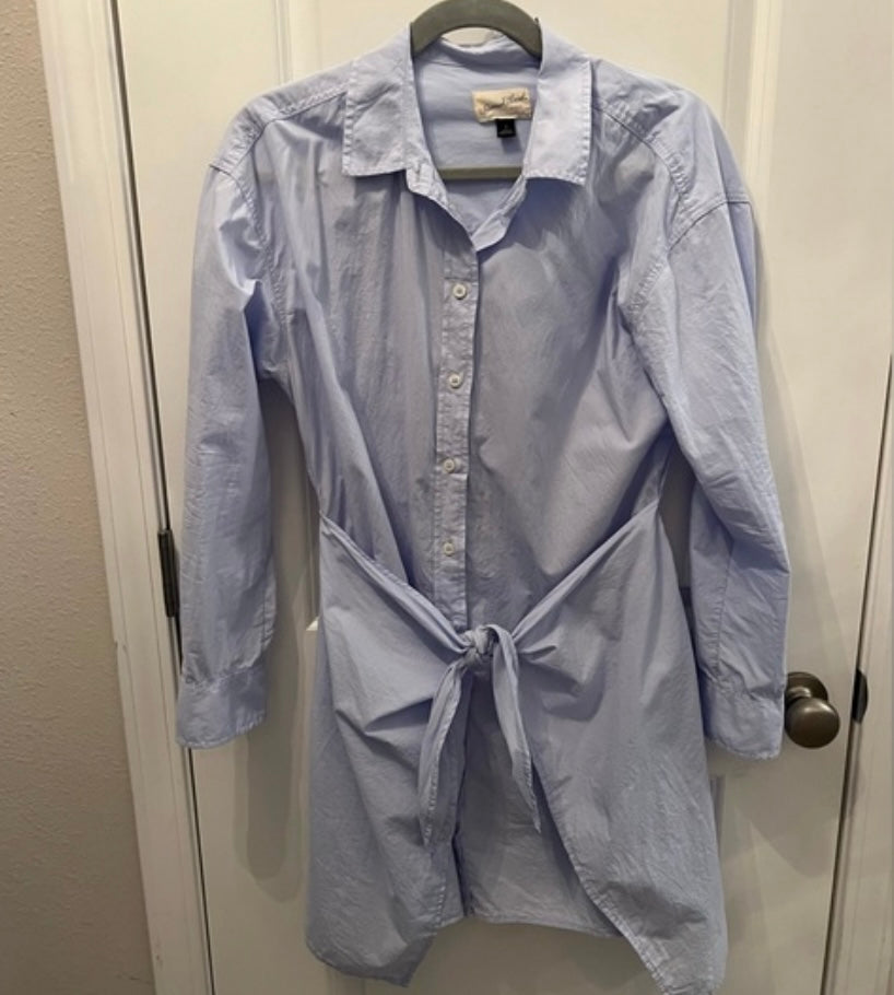 Universal Threads Button Front Shirt Dress Women’s Size Small 4-6 Blue