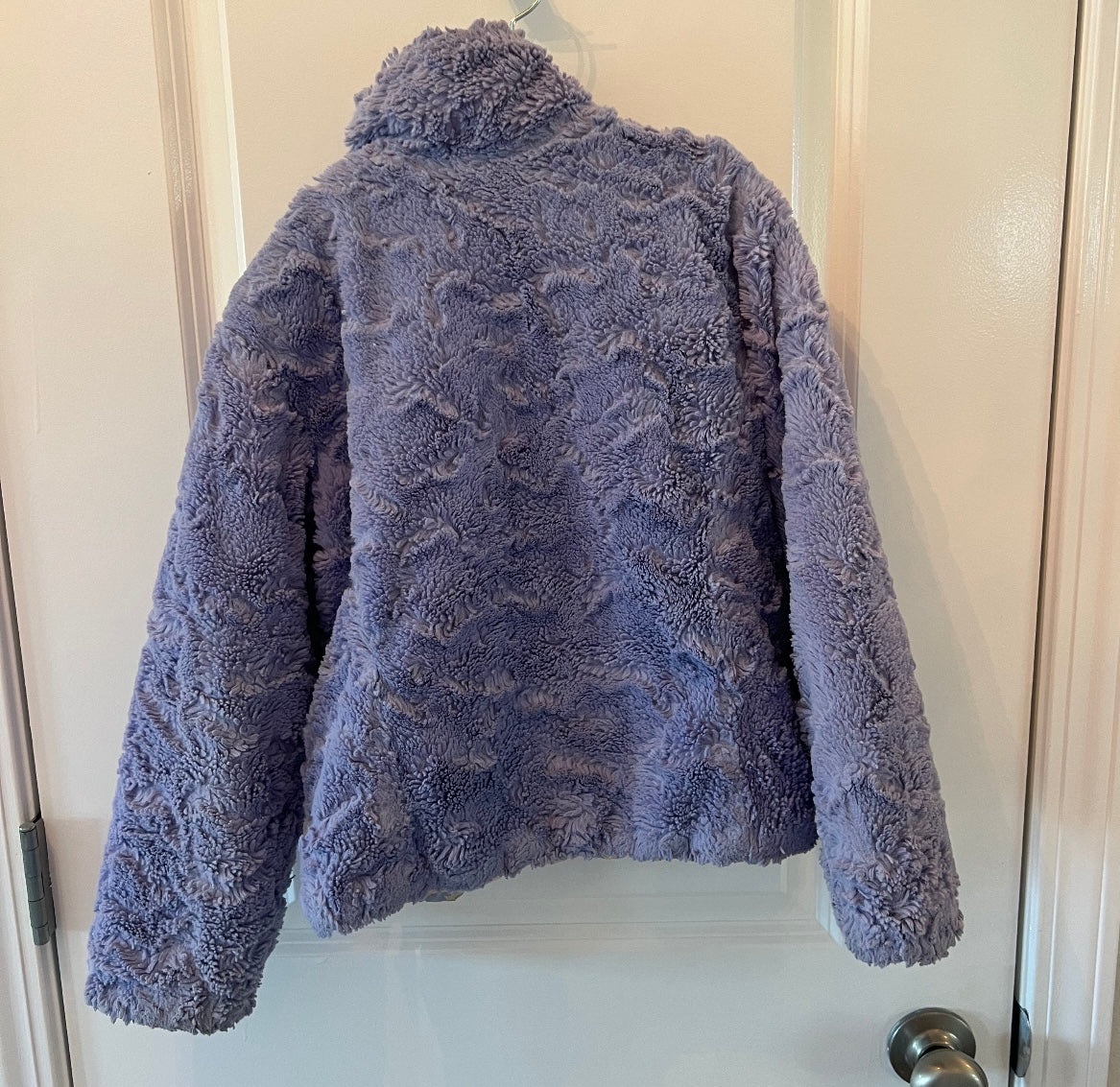 The North Face Printed Reversible Jacket Youth Girl’s Size XS Lavender